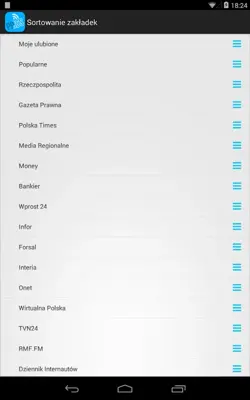 Polska Prasa RSS android App screenshot 1