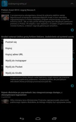 Polska Prasa RSS android App screenshot 4